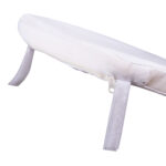 ΜΑΞΙΛΑΡΙ TIFFANYS LH10.8058.41FC ΜΕ ΥΦΑΣΜΑ WATER REPELLENT ΛΕΥΚΟ 43,5x40x3Υεκ. - Image 3