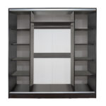 ΝΤΟΥΛΑΠΑ ΣΥΡΟΜΕΝΗ ADLER ΜΕΛΑΜΙΝΗΣ ΒΕΓΓΕ ΜΕ ΚΑΘΡΕΠΤΗ LH10.2435.02  200X60X210Υεκ - Image 3