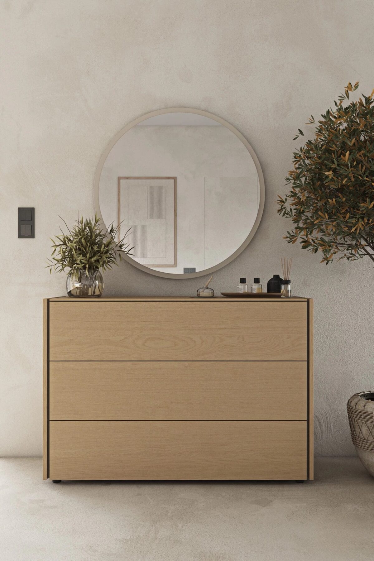 ΣΕΤ ΚΡΕΒΑΤΟΚΑΜΑΡΑΣ ΔΡΥΙΝΗ "FLIP" NATURAL 150/160/180 x 200εκ. - Image 10