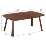 ΤΡΑΠΕΖΙ ΣΑΛΟΝΙΟΥ RINER LH10.9737 MDF ΣΕ ΚΑΡΥΔΙ ΧΡΩΜΑ 120x60x45Υεκ. - Image 2