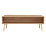 ΤΡΑΠΕΖΙ ΣΑΛΟΝΙΟΥ ΜΕΛΑΜΙΝΗΣ COLM RATTAN LH10.9224.11 ΣΕ ΦΥΣΙΚΟ ΧΡΩΜΑ 110x59x39,5Yεκ. - Image 5