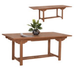 TΡΑΠΕΖΙ ΤΡΑΠΕΖΑΡΙΑΣ ΑΝΟΙΓΟΜΕΝΟ CRANDER LH10.6376 ΞΥΛΟ TEAK ΣΕ ΦΥΣΙΚΟ 180-240x100x76Υεκ