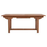 TΡΑΠΕΖΙ ΤΡΑΠΕΖΑΡΙΑΣ ΑΝΟΙΓΟΜΕΝΟ CRANDER LH10.6376 ΞΥΛΟ TEAK ΣΕ ΦΥΣΙΚΟ 180-240x100x76Υεκ - Image 3