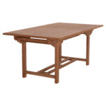 TΡΑΠΕΖΙ ΤΡΑΠΕΖΑΡΙΑΣ ΑΝΟΙΓΟΜΕΝΟ CRANDER LH10.6376 ΞΥΛΟ TEAK ΣΕ ΦΥΣΙΚΟ 180-240x100x76Υεκ - Image 5