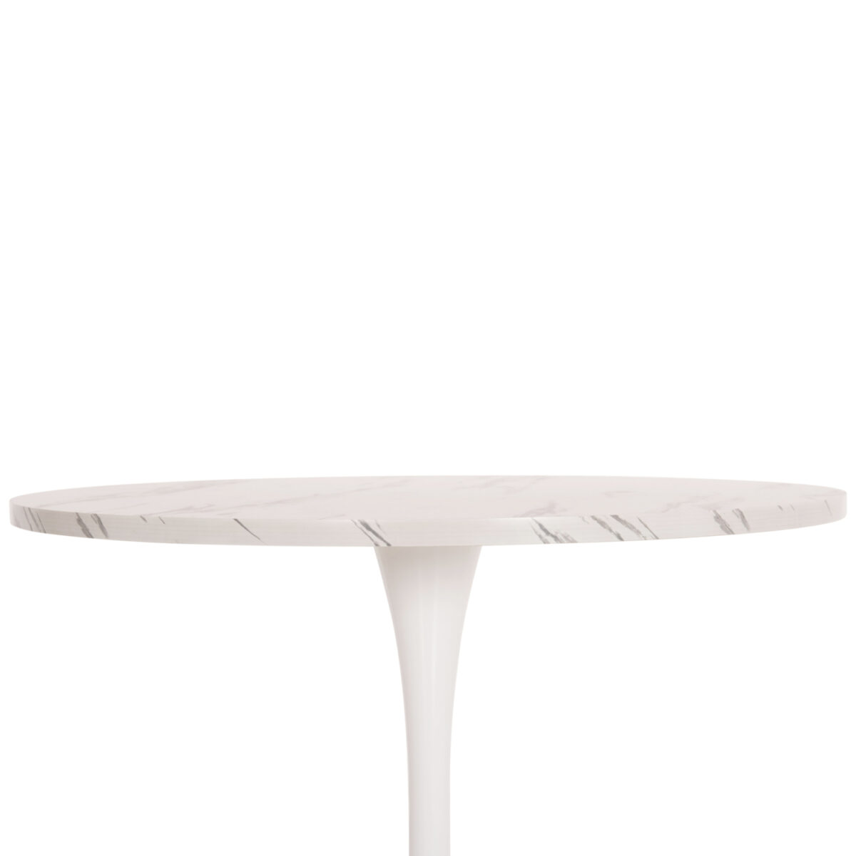 ΤΡΑΠΕΖΙ ΤΡΑΠΕΖΑΡΙΑΣ ROLLO LH10.9421.11 ΣΤΡΟΓΓΥΛΟ WHITE MARBLE Φ90x74Υεκ. - Image 4