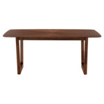 ΤΡΑΠΕΖΙ ΤΡΑΠΕΖΑΡΙΑΣ RINER ΟΡΘΟΓΩΝΙΟ LH10.9745 MDF ΜΕ ΚΑΠΛΑΜΑ ΚΑΡΥΔΙΑΣ 180x90x76εκ. - Image 3