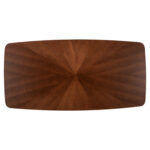 ΤΡΑΠΕΖΙ ΤΡΑΠΕΖΑΡΙΑΣ RINER ΟΡΘΟΓΩΝΙΟ LH10.9745 MDF ΜΕ ΚΑΠΛΑΜΑ ΚΑΡΥΔΙΑΣ 180x90x76εκ. - Image 5