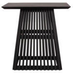 ΤΡΑΠΕΖΙ ΤΡΑΠΕΖΑΡΙΑΣ ΤΕΤΡΑΓΩΝΟ FRANTZ LH10.9458.02 MINDI ΞΥΛΟ ΜΑΥΡΟ 80x80x78Yεκ. - Image 3