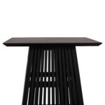 ΤΡΑΠΕΖΙ ΤΡΑΠΕΖΑΡΙΑΣ ΤΕΤΡΑΓΩΝΟ FRANTZ LH10.9458.02 MINDI ΞΥΛΟ ΜΑΥΡΟ 80x80x78Yεκ. - Image 4