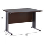 ΓΡΑΦΕΙΟ ΕΠΑΓΓΕΛΜΑΤΙΚΟ VALDEN LH10.2044.02 WENGE 120X72X75 εκ. - Image 2