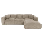 ΚΑΝΑΠΕΣ ΓΩΝΙΑ BRICKEN LH10.3275.01R ΜΠΕΖ ΥΦΑΣΜΑ 110-282x98-160x72Υεκ. - Image 3