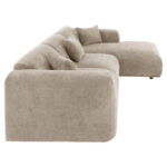 ΚΑΝΑΠΕΣ ΓΩΝΙΑ BRICKEN LH10.3275.01R ΜΠΕΖ ΥΦΑΣΜΑ 110-282x98-160x72Υεκ. - Image 4