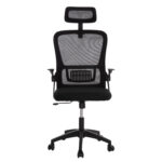 ΚΑΡΕΚΛΑ ΓΡΑΦΕΙΟΥ BLAZER LH10.1205.01 ΜΑΥΡΟ MESH-ΜΑΥΡΟΣ ΣΚΕΛΕΤΟΣ 60x58x110-130Υεκ. - Image 3