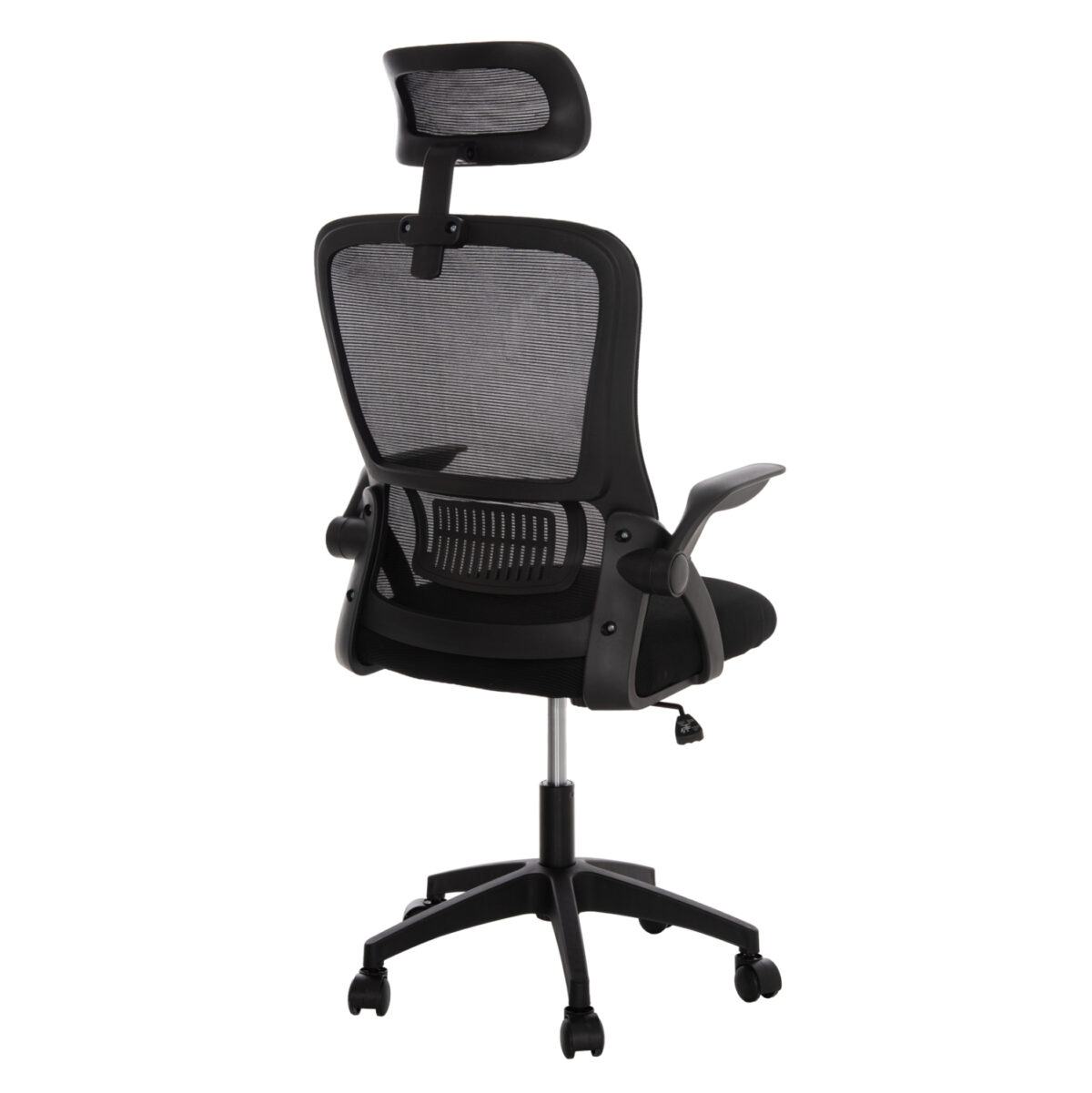 ΚΑΡΕΚΛΑ ΓΡΑΦΕΙΟΥ BLAZER LH10.1205.01 ΜΑΥΡΟ MESH-ΜΑΥΡΟΣ ΣΚΕΛΕΤΟΣ 60x58x110-130Υεκ. - Image 5