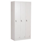 ΜΕΤΑΛΛΙΚΟΣ ΤΡΙΠΛΟΣ ΦΟΡΙΑΜΟΣ ΜΕ ΚΛΕΙΔΑΡΙΕΣ ALTONA LH10.5634.11 ΓΚΡΙ 90x45x185Υεκ.