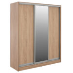 ΝΤΟΥΛΑΠΑ ΣΥΡΟΜΕΝΗ ADLER  ΜΕΛΑΜΙΝΗΣ SONAMA ΜΕ ΚΑΘΡΕΦΤΗ 3ΦΥΛΛΗ LH10.2461.01  183x60x220 εκ.