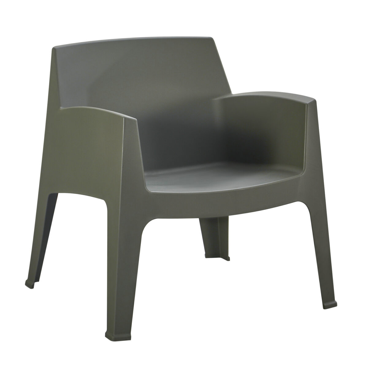ΠΟΛΥΘΡΟΝΑ ΠΟΛΥΠΡΟΠΥΛΕΝΙΟΥ LOUNGE SLEEK LH10.6365.05 DARK OLIVE GREEN 62x68x73Υεκ. - Image 1
