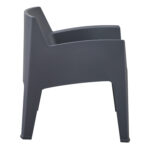 ΠΟΛΥΘΡΟΝΑ ΠΟΛΥΠΡΟΠΥΛΕΝΙΟΥ LOUNGE SLEEK LH10.6365.10 ΓΚΡΙ 62x68x73Υεκ. - Image 4