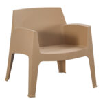 ΠΟΛΥΘΡΟΝΑ ΠΟΛΥΠΡΟΠΥΛΕΝΙΟΥ LOUNGE SLEEK LH10.6365.03 CAPPUCCINO 62x68x73Υεκ.