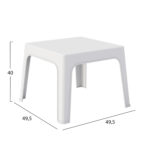 ΣΕΤ LOUNGE 3ΤΜΧ SLEEK LH10.21274.01 ΛΕΥΚΟ ΠΟΛΥΠΡΟΠΥΛΕΝΙΟ - Image 2