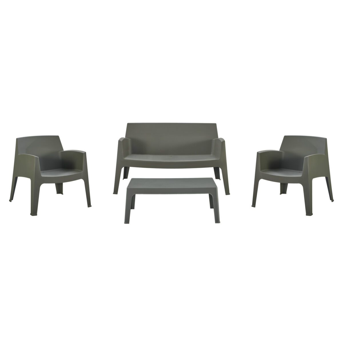 set-lounge-4tmch-fb92127505-dark-olive-g ΣΕΤ LOUNGE 4ΤΜΧ SLEEK LH10.21275.05 DARK OLIVE GREEN ΠΟΛΥΠΡΟΠΥΛΕΝΙΟ - Image 1