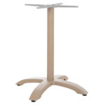 ΒΑΣΗ ΑΛΟΥΜΙΝΙΟΥ LH10.460.25 ΚΑΠΟΥΤΣΙΝΟ ΜΑΤ 66x66x72Υεκ. ΜΕ ΣΤΑΥΡΟ 48Χ48εκ.