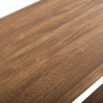 ΒΟΗΘΗΤΙΚΟ ΤΡΑΠΕΖΑΚΙ RANCH LH10.9752 ΞΥΛΟ ΜΑΟΝΙ ΣΕ ΦΥΣΙΚΟ ΧΡΩΜΑ 90x25x45Yεκ. - Image 4