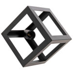 ΦΩΤΙΣΤΙΚΟ ΟΡΟΦΗΣ ΚΡΕΜΑΣΤΟ LH10.4036 3 ΚΥΒΟΙ ΜΑΥΡΟ ΜΕΤΑΛΛΟ Φ23x122Yεκ. - Image 5