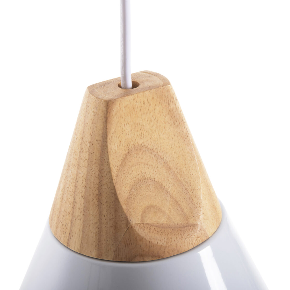 ΦΩΤΙΣΤΙΚΟ ΟΡΟΦΗΣ ΚΡΕΜΑΣΤΟ LH10.4144 ΛΕΥΚΟ ΜΕΤΑΛΛΙΚΟ ΚΑΠΕΛΟ 24,5x24,5x113Υεκ. - Image 4