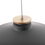 ΦΩΤΙΣΤΙΚΟ ΟΡΟΦΗΣ ΚΡΕΜΑΣΤΟ LH10.4159.03 ΓΚΡΙ ΜΕΤΑΛΛΙΚΟ ΚΑΠΕΛΟ Φ40x116Υεκ - Image 3