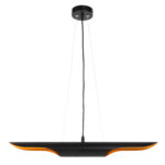 ΦΩΤΙΣΤΙΚΟ ΟΡΟΦΗΣ ΚΡΕΜΑΣΤΟ LH10.4172 ΜΑΥΡΟΣ ΜΕΤΑΛΛΙΚΟΣ ΣΩΛΗΝΑΣ-2 ΛΑΜΠΕΣ Φ6x60Υεκ.