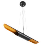 ΦΩΤΙΣΤΙΚΟ ΟΡΟΦΗΣ ΚΡΕΜΑΣΤΟ LH10.4172 ΜΑΥΡΟΣ ΜΕΤΑΛΛΙΚΟΣ ΣΩΛΗΝΑΣ-2 ΛΑΜΠΕΣ Φ6x60Υεκ. - Image 4