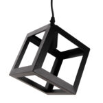 ΦΩΤΙΣΤΙΚΟ ΟΡΟΦΗΣ ΚΡΕΜΑΣΤΟ LH10.4192 ΜΑΥΡΟΣ ΜΕΤΑΛΛΙΚΟΣ ΚΥΒΟΣ 16x16x132Υεκ. - Image 3