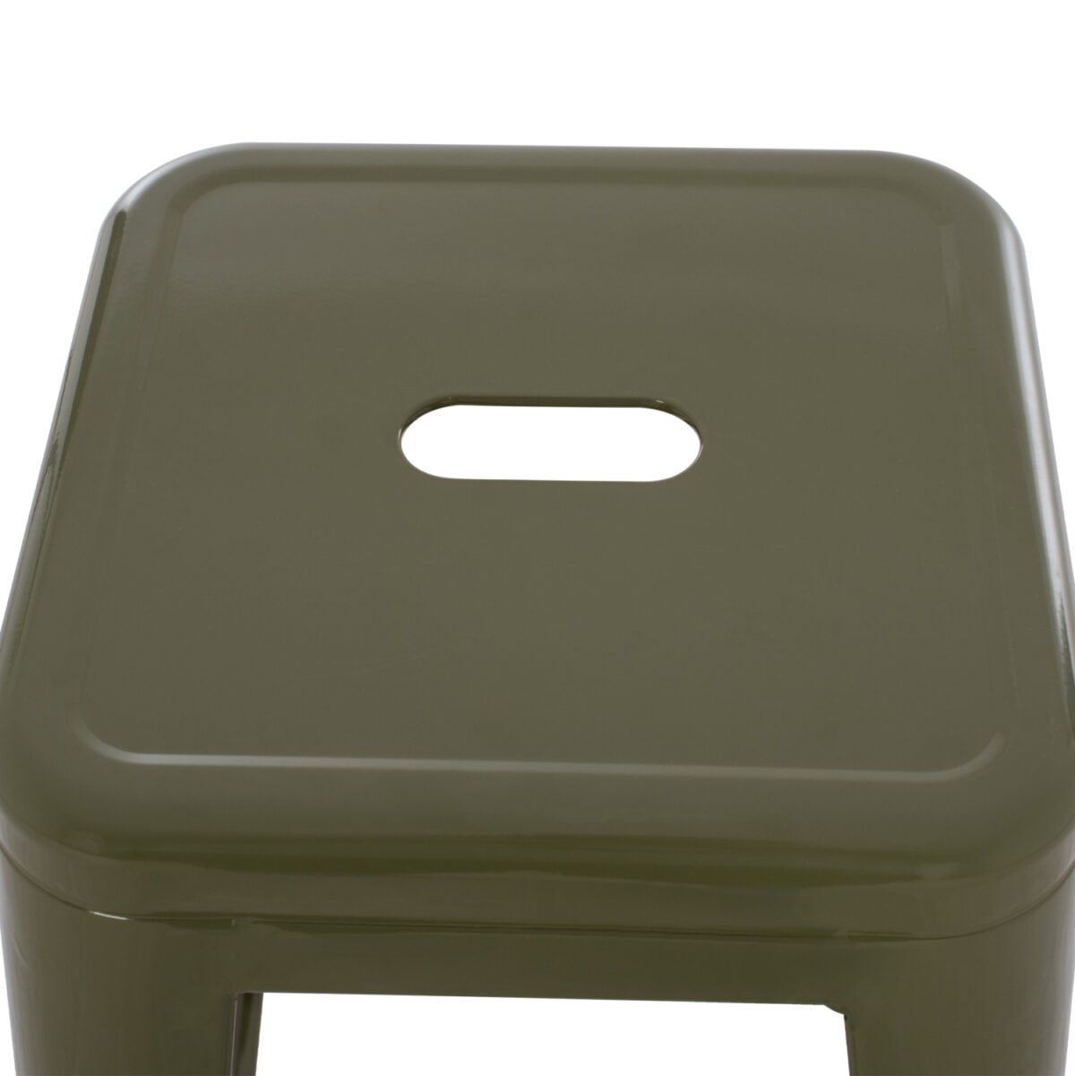 ΣΚΑΜΠΟ BAR ΜΕΤΑΛΛΙΚΟ MELITA ΣΕ DARK OLIVE GREEN LH10.8642.03 43x43x78 εκ. - Image 5