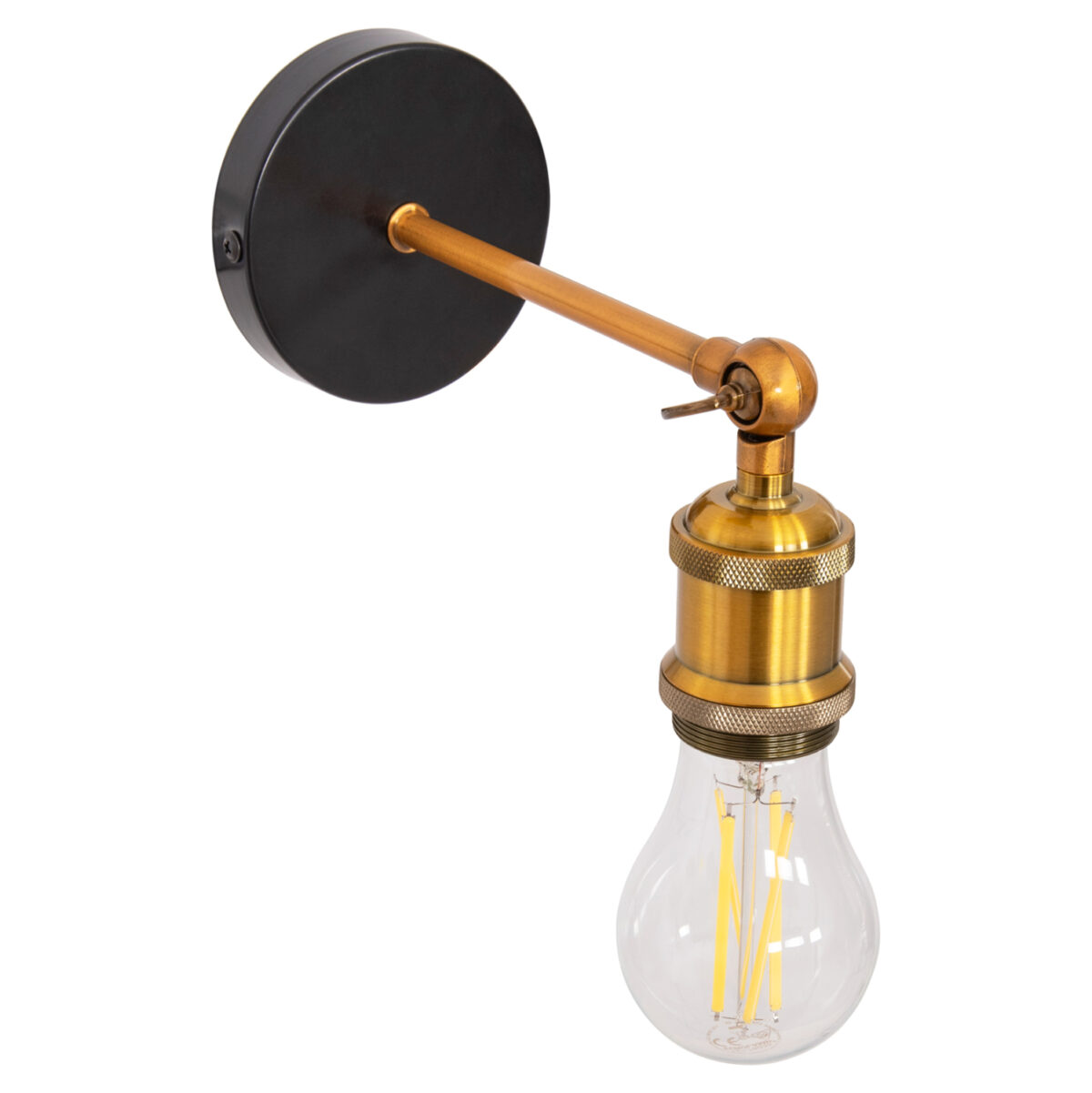 ΑΠΛΙΚΑ ΤΟΙΧΟΥ RESTON LH10.4467 ΜΕΤΑΛΛΙΚΗ ΒΑΣΗ-ΝΤΟΥΙ ΑΛΟΥΜΙΝΙΟΥ 10x10x26Υεκ. - Image 1