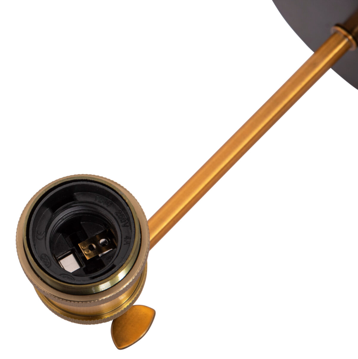 ΑΠΛΙΚΑ ΤΟΙΧΟΥ RESTON LH10.4467 ΜΕΤΑΛΛΙΚΗ ΒΑΣΗ-ΝΤΟΥΙ ΑΛΟΥΜΙΝΙΟΥ 10x10x26Υεκ. - Image 4