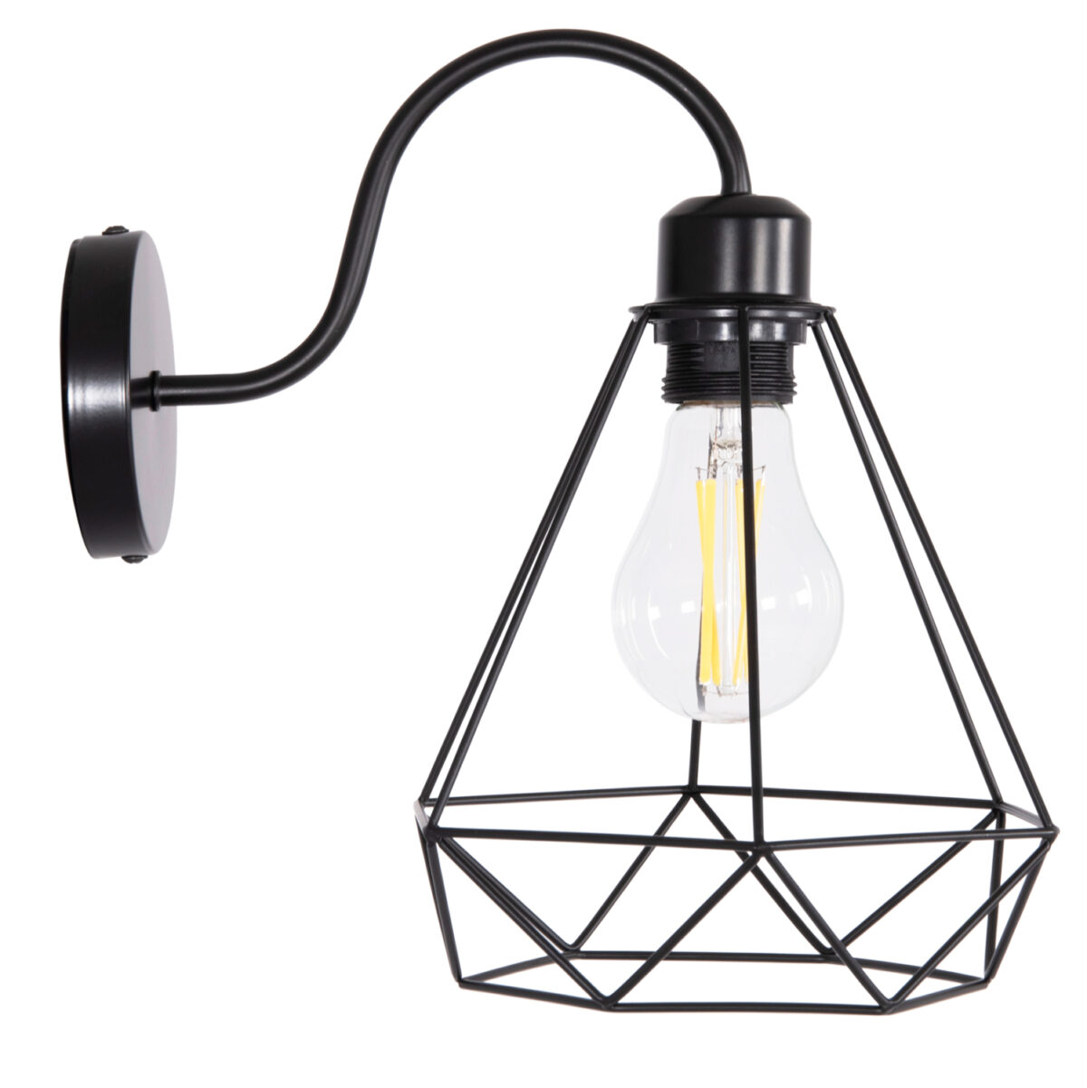 ΑΠΛΙΚΑ ΤΟΙΧΟΥ MILID LH10.4468 ΜΕΤΑΛΛΟ ΣΕ ΜΑΥΡΟ 20x27x28Υεκ. - Image 4