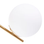 ΑΠΛΙΚΑ ΤΟΙΧΟΥ HOMY2 LH10.4471 ΜΕΤΑΛΛΙΚΗ ΒΑΣΗ ΧΡΥΣΗ-ΓΥΑΛΙ [Ε27] 14,5x28x21Υεκ. - Image 4