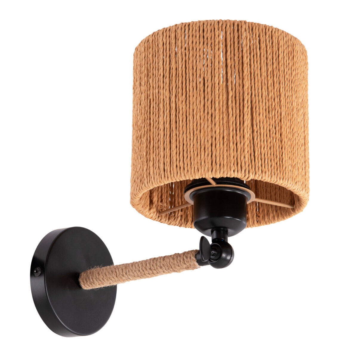 ΑΠΛΙΚΑ ΤΟΙΧΟΥ LANT LH10.4476 ΜΕΤΑΛΛΙΚΗ ΒΑΣΗ-ΣΧΟΙΝΙ- [Ε27] 15x15x35-23Υεκ. - Image 3