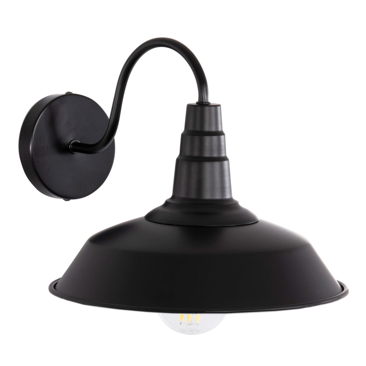 ΑΠΛΙΚΑ ΤΟΙΧΟΥ DONO LH10.4478 ΜΕΤΑΛΛΟ ΣΕ ΜΑΥΡΟ 26x31x25Υεκ. - Image 1