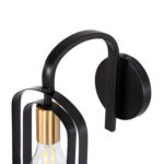 ΑΠΛΙΚΑ ΤΟΙΧΟΥ BIUT LH10.7443.11 ΜΕΤΑΛΛΟ ΣΕ ΜΑΥΡΟ--ΧΡΥΣΟ ΝΤΟΥΙ 16x19x38Υεκ. - Image 5