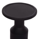 ΒΟΗΘΗΤΙΚΟ ΤΡΑΠΕΖΙ TRED(T) LH10.18169.01 FIBER CEMENT ΜΑΥΡΟ-ΦΥΣΙΚΟ RATTAN--Φ40x61Υεκ. - Image 5