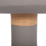 ΒΟΗΘΗΤΙΚΟ ΤΡΑΠΕΖΙ TRED(T) LH10.18169.03 FIBER CEMENT ΓΚΡΙ-ΦΥΣΙΚΟ RATTAN--Φ40x61Υεκ. - Image 5