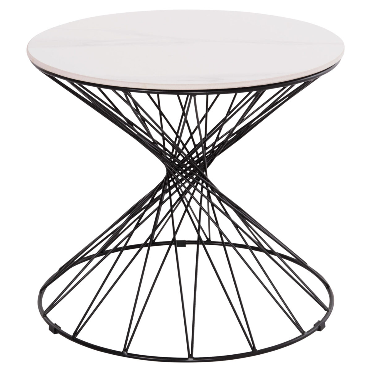 boithitiko-trapezi-salonioy-fb91803901-k ΒΟΗΘΗΤΙΚΟ ΤΡΑΠΕΖΙ ΣΑΛΟΝΙΟΥ GRESAM LH10.18039.01 ΚΕΡΑΜΙΚΟ TOP-ΜΕΤΑΛΛΟ Φ50x44Υεκ. - Image 1