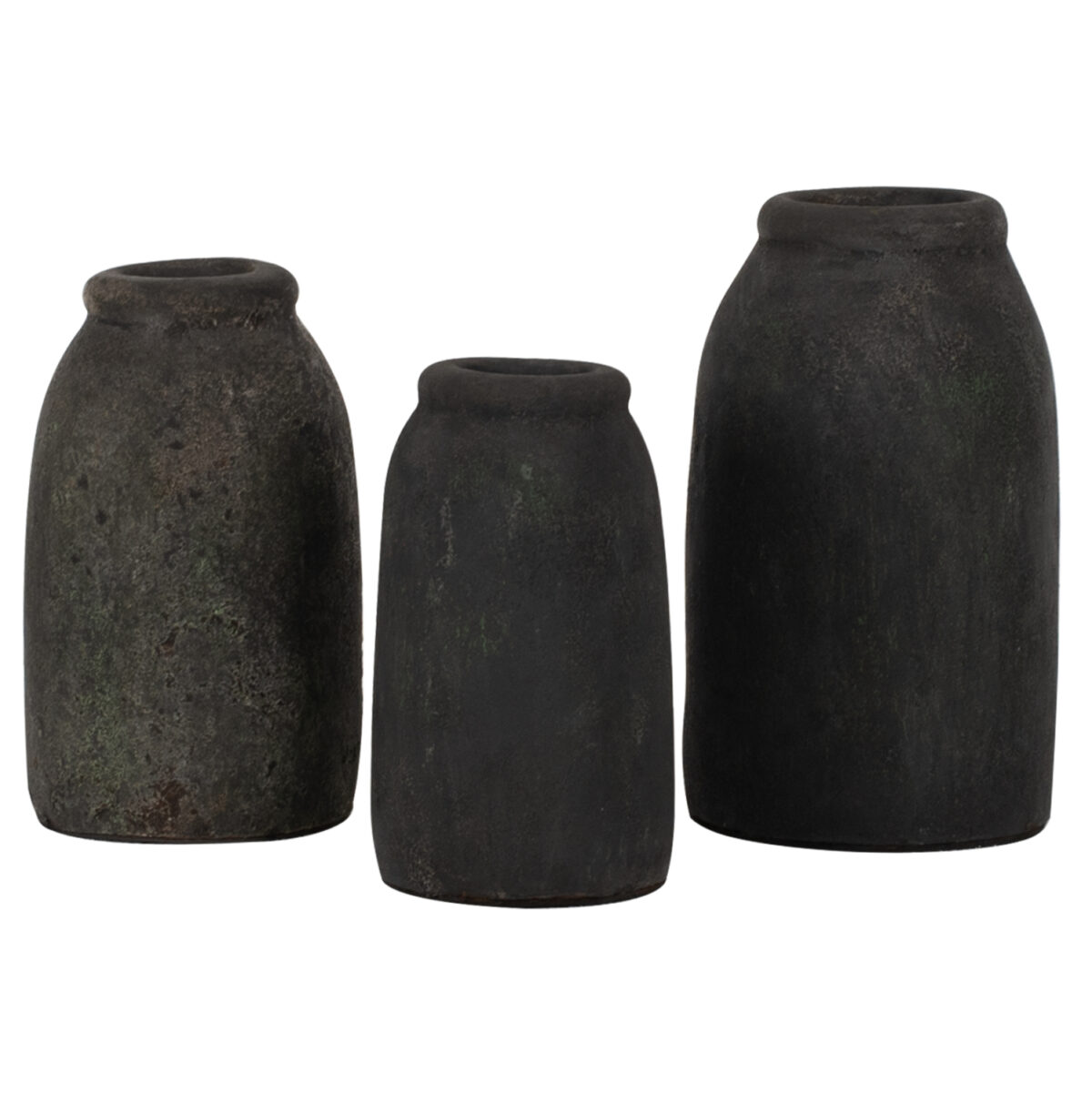 ΔΙΑΚΟΣΜΗΤΙΚA ΒΑΖA ΑΠΟ TERRACOTTA ΑΝΘΡΑΚΙ LH10.7711 - Image 1