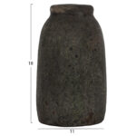 ΔΙΑΚΟΣΜΗΤΙΚA ΒΑΖA ΑΠΟ TERRACOTTA ΑΝΘΡΑΚΙ LH10.7711 - Image 3