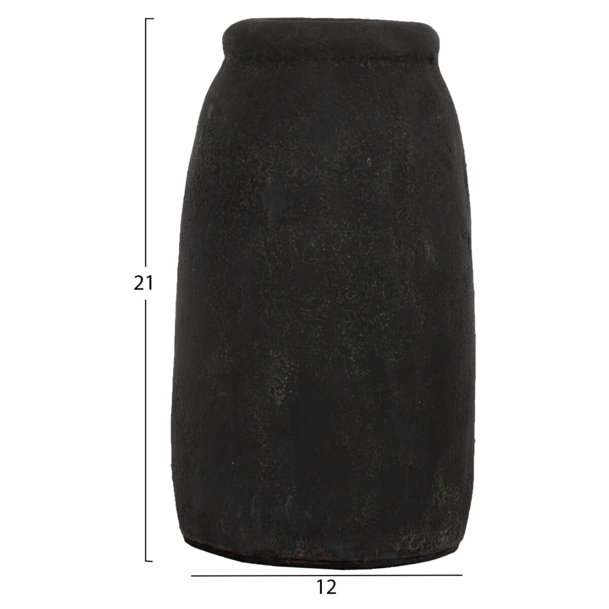 ΔΙΑΚΟΣΜΗΤΙΚA ΒΑΖA ΑΠΟ TERRACOTTA ΑΝΘΡΑΚΙ LH10.7711 - Image 4