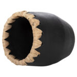 ΔΙΑΚΟΣΜΗΤΙΚΟ ΒΑΖΟ LH10.4368 ΤΕΡΑΚΟΤΑ ΣΕ ΜΑΥΡΟ ΜΕ ΠΛΕΞΗ ΨΑΘΑΣ ΣΤΟ ΣΤΟΜΙΟ Φ13x16Υεκ. - Image 4