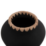 ΔΙΑΚΟΣΜΗΤΙΚΟ ΒΑΖΟ RENTON(L) LH10.4370 ΤΕΡΑΚΟΤΑ ΜΑΥΡH-ΠΛΕΞΗ ΨΑΘΑΣ ΣΤΟ ΣΤΟΜΙΟ Φ32x26,5Υεκ. - Image 5