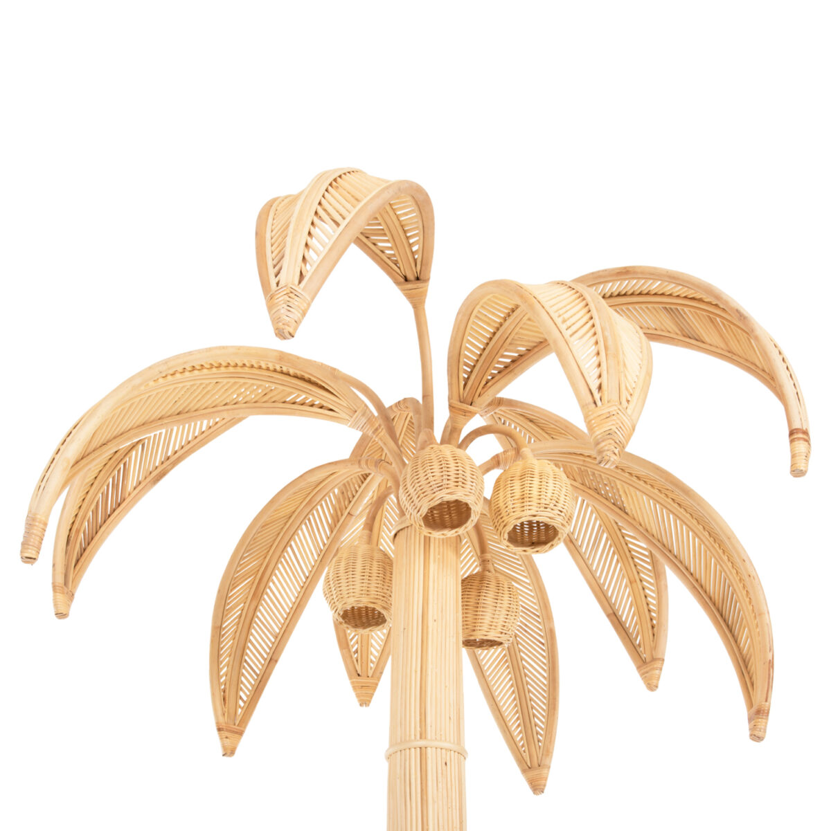 ΔΙΑΚΟΣΜΗΤΙΚΟ ΔΕΝΤΡΟ COCOON LH10.4317 τ.ΚΟΚΟΦΟΙΝΙΚΑ ΑΠΟ ΦΥΣΙΚΟ RATTAN Φ132x237Yεκ. - Image 4